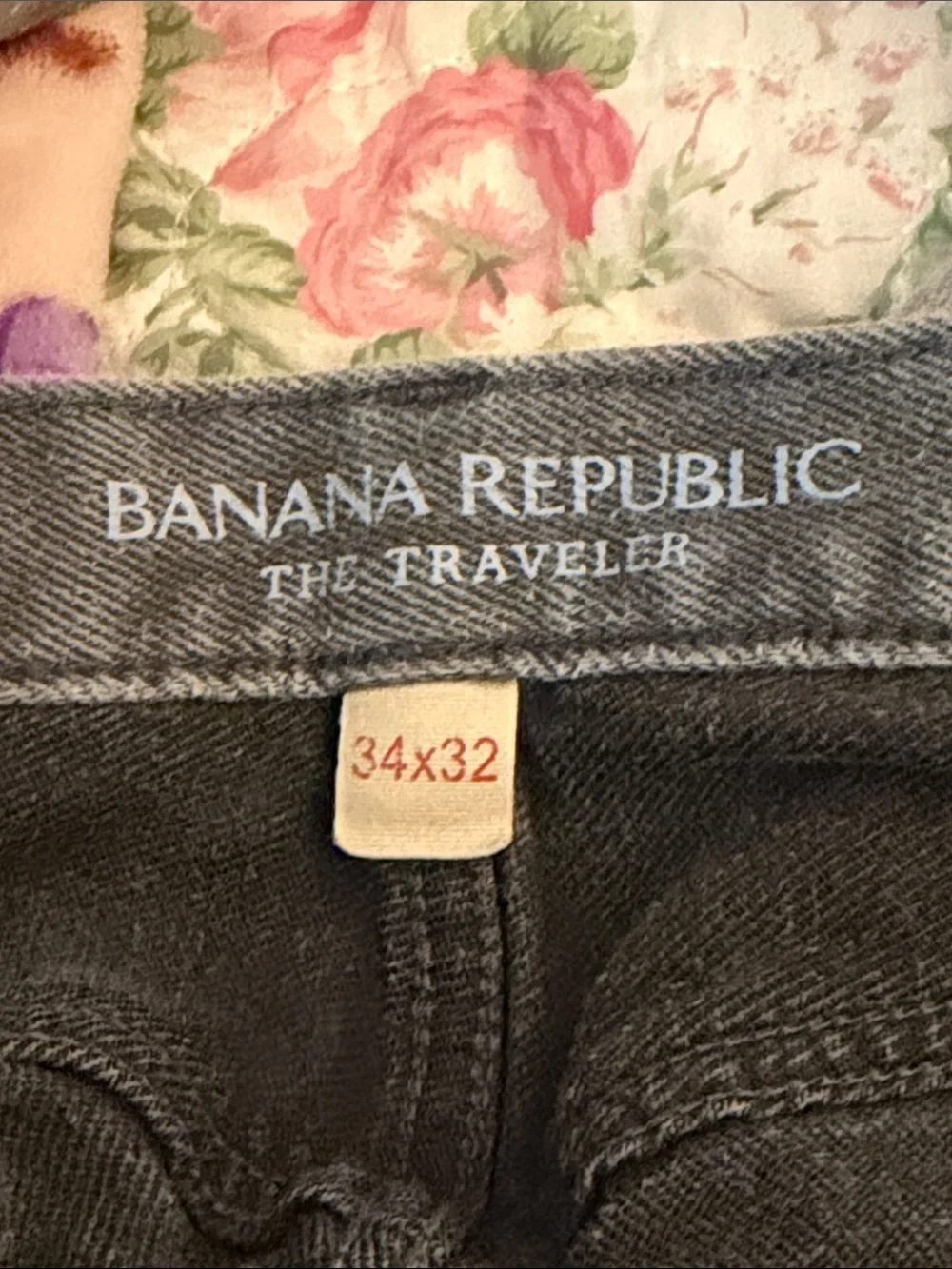 Banana Republic Men's Slim Straight Jeans in Light Gray
